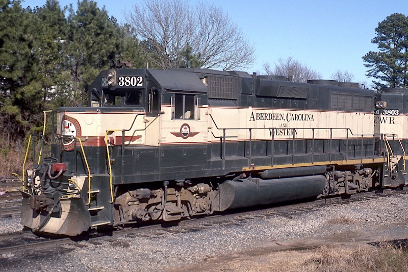 Aberdeen, Carolina & Western #3802