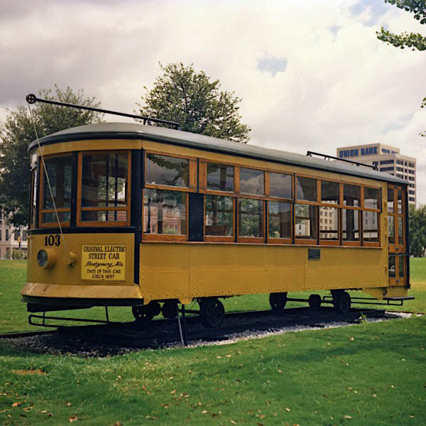 Montgomery streetcar #103