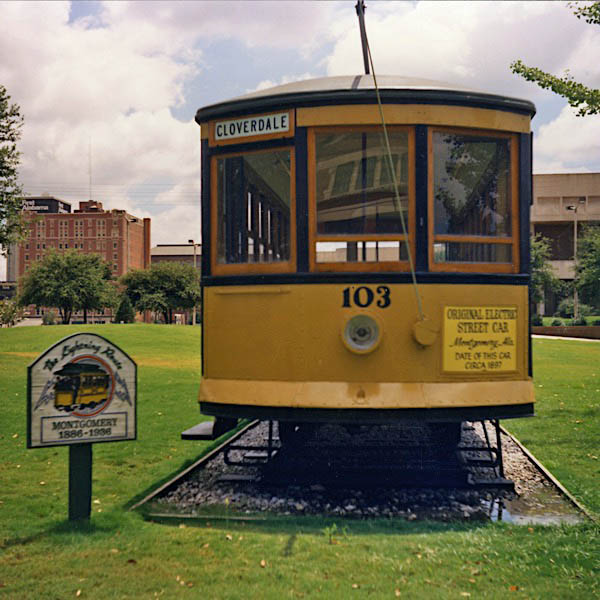 Montgomery streetcar #103